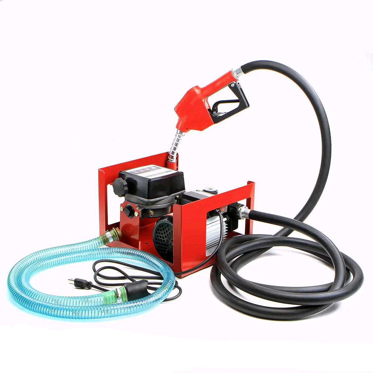 110V Electric Diesel, Biodiesel & Kerosene Transfer Pump with Automatic Meter