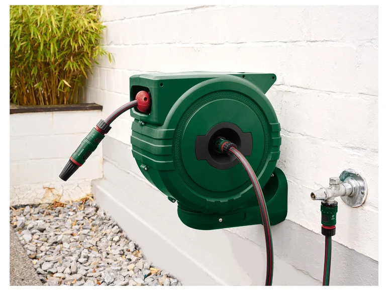 PARKSIDE® Enrouleur de tuyau mural, 25 m