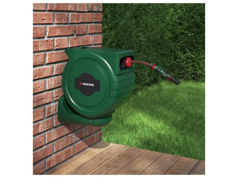 PARKSIDE® Enrouleur de tuyau mural, 25 m